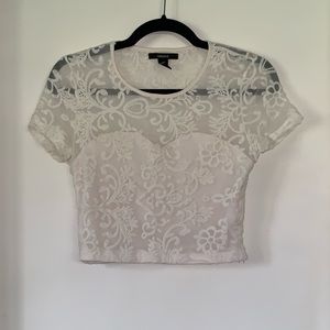 Forever 21 Lace Crop Top